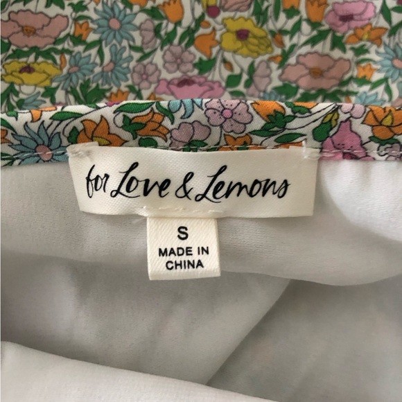 FOR LOVE AND LEMONS Raleigh Floral Midi Dress Size Small - Picture 13 of 15
